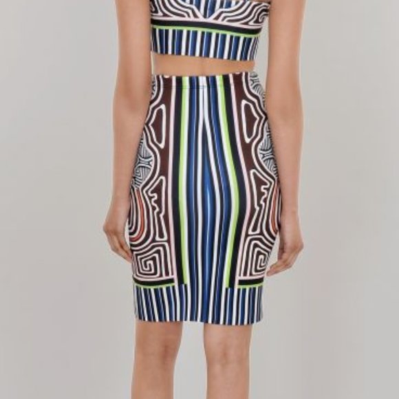 Clover Canyon 'Striped Labyrinth' Skirt (XS) - Picture 5 of 7
